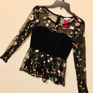 Floral Peplum Top